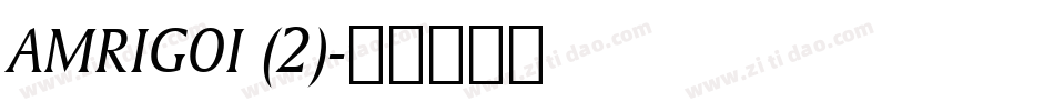 AMRIGOI (2)字体转换